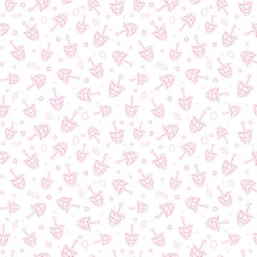 Seamless pattern with berries. Stock Illustration