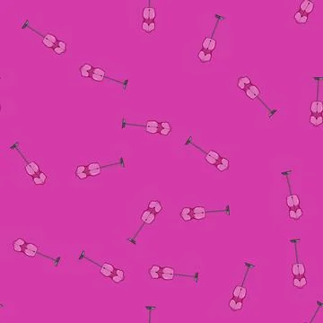 Seamless pattern bespoke mannequin tailor cartoon vector Stock Illustration