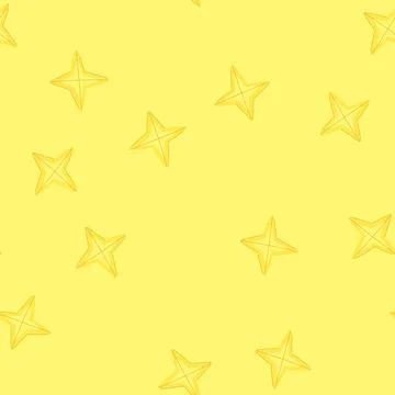 Seamless pattern best star cartoon vector Illustrazione stock