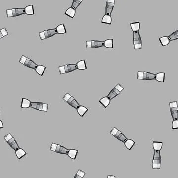 Seamless pattern beverage coffee grinder electric cartoon vector Stock Illustration