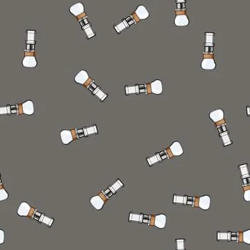 Seamless pattern beverage ice drip coffee cartoon vector イラスト素材