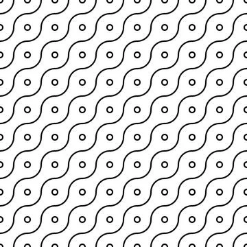 Seamless pattern of bicycle chain links Stock Illustration