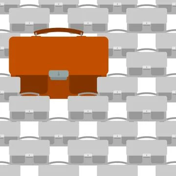 Seamless pattern with big and small bags Stock Illustration