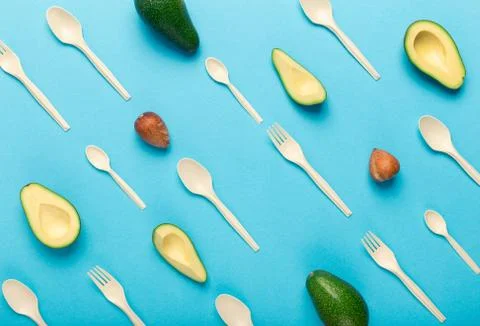 Seamless pattern of biomaterial for making biodegradable disposable cultury 스톡 사진