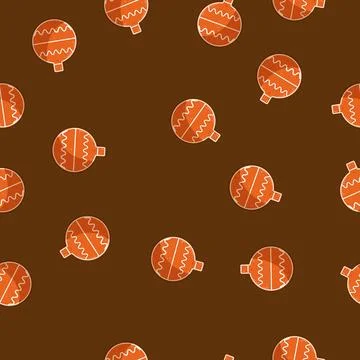 Seamless pattern biscotti christmas themed cookies cartoon vector Stock Illustration
