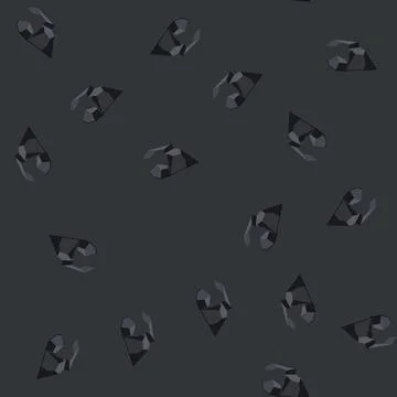 Seamless pattern bituminous coal ore cartoon vector Stock Illustration
