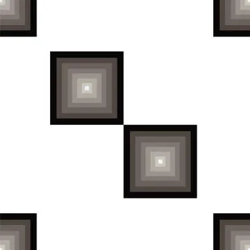 Seamless pattern with black and grey squares Illustrazione stock