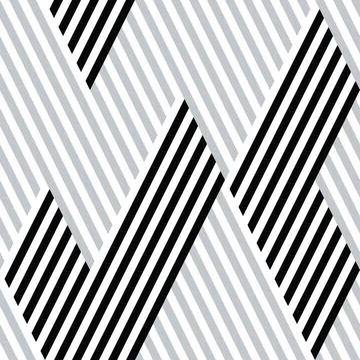 Seamless pattern with black and silver gray lines 3643 Stock Illustration