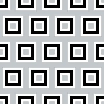 Seamless pattern with black and silver gray squares 6944 Stock Illustration
