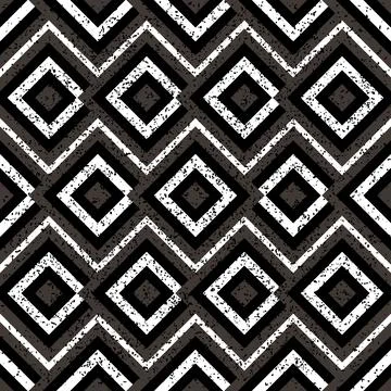 Seamless pattern with black and silver gray squares 7181 Stock Illustration