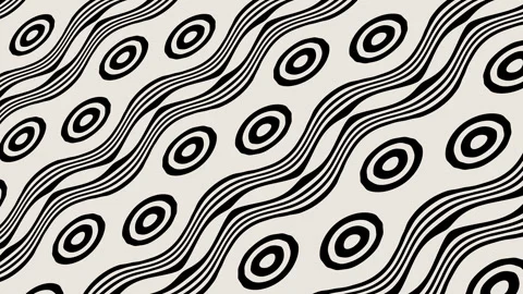 Seamless pattern with black and white lines. Stock Footage 240229721