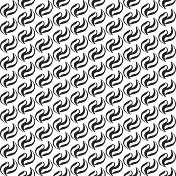 Seamless pattern black and white Stock Illustration