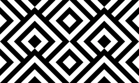 Seamless pattern black and white diagonal lines Stock Illustration