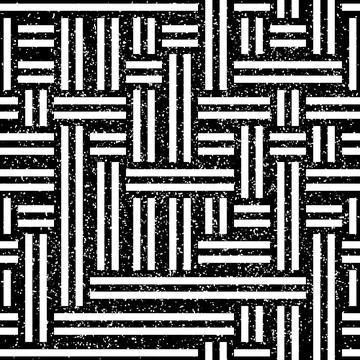 Seamless pattern with black and white stripes 2  9583 Illustrazione stock