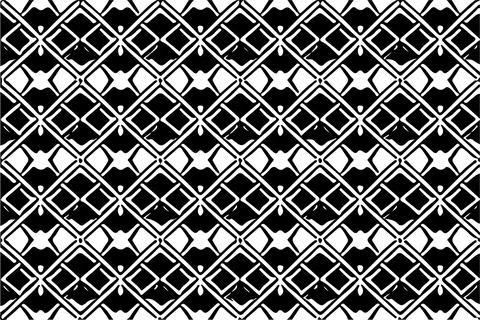 Seamless pattern. Black and white geometric background. Vector illustration. Stock Illustration