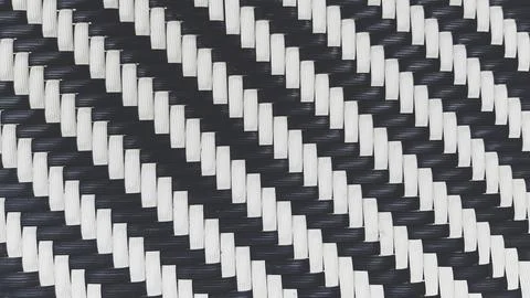 Seamless pattern of black and white bamboo weaving for background Stock Photos