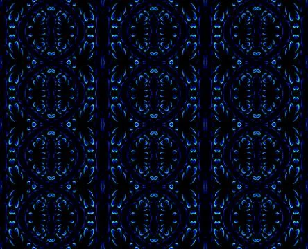 Seamless pattern black blue Stock Illustration