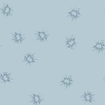 Seamless pattern black broken glass cartoon vector 스톡 일러스트