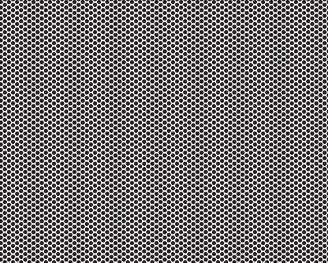 Seamless pattern of black circles Stock Illustration