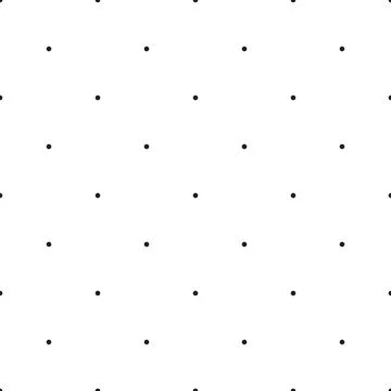 Seamless pattern with black dots separated by a generous amount of space. Stock Illustration