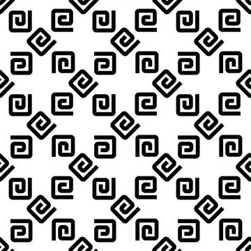 Seamless pattern with black E letter-texture 7344 イラスト素材