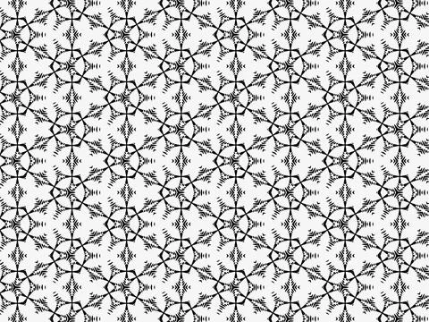 Seamless pattern with black elements Stock Illustration