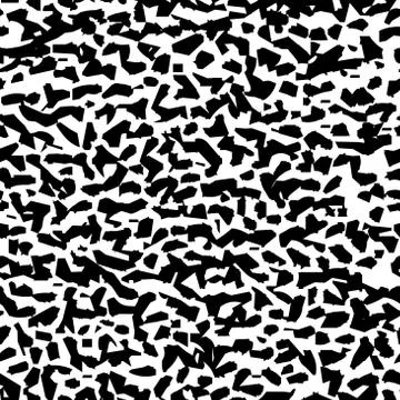 Seamless pattern black engraved dots and spots in vintage style Stock Illustration