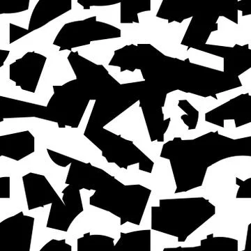 Seamless pattern black engraved dots and spots in vintage style Stock Illustration