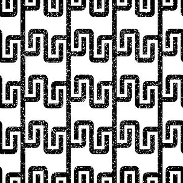 Seamless pattern with black geometric lines  Converted  8014 Stock Illustration