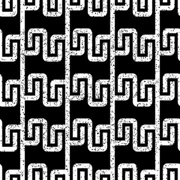 Seamless pattern with black geometric lines  Converted  8112 Stock Illustration