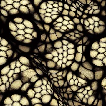 Seamless pattern of black hexagonal mesh net on a light background Stock Illustration