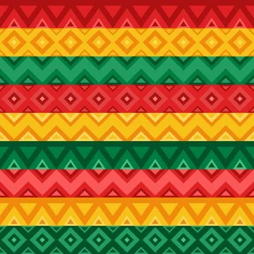Seamless Pattern For Black History Month Stock Illustration