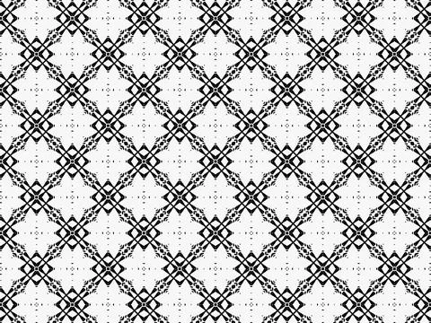 Seamless pattern with black lace Stock Illustration
