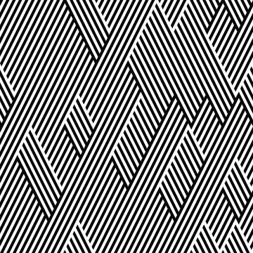 Seamless pattern with black lines 5982 イラスト素材