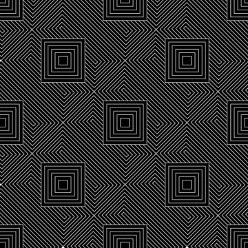 Seamless pattern with black lines Stock Illustration