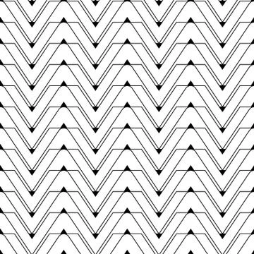 Seamless pattern with black lines Stock Illustration