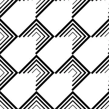 Seamless pattern with black lines Stock Illustration