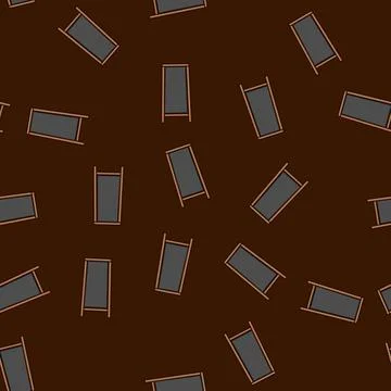 Seamless pattern black outdoor chalkboard cartoon vector Stockillustratie