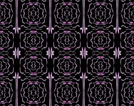 Seamless pattern black purple Stock Illustration