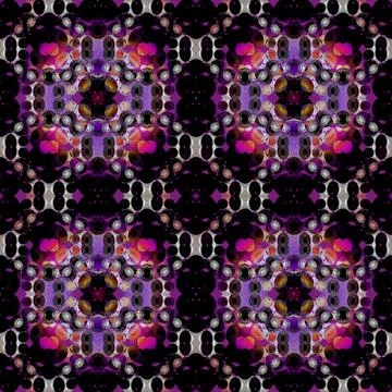 Seamless pattern black purple Stock Illustration
