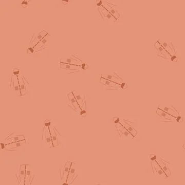 Seamless pattern black rain jacket cartoon vector イラスト素材