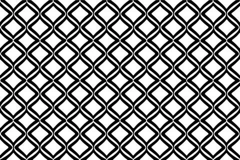 Seamless pattern with black rhombus on white background. Stock Illustration