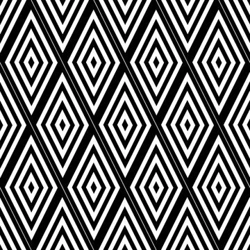 Seamless pattern with black rhombuses 7364 Stock Illustration