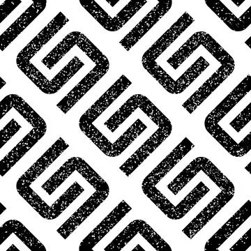 Seamless pattern with black S letter texture 2  8030 Stock Illustration