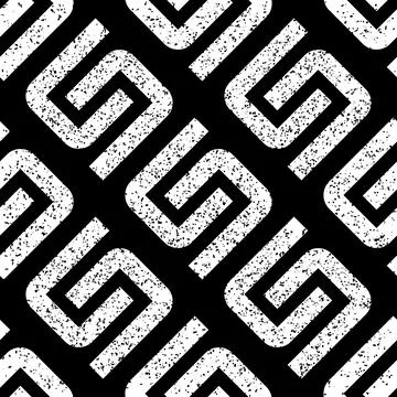 Seamless pattern with black S letter texture 2  8128 Stock Illustration