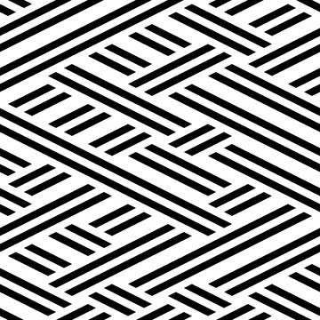 Seamless pattern with black segments 5 10123 Illustrazione stock
