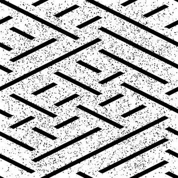 Seamless pattern with black segments 6828 Illustrazione stock