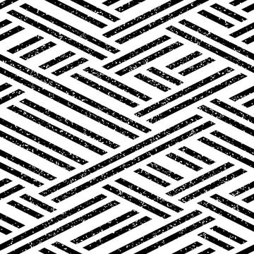 Seamless pattern with black segments 8738 Stockillustratie