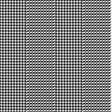 Seamless pattern with black shapes Stock Illustration