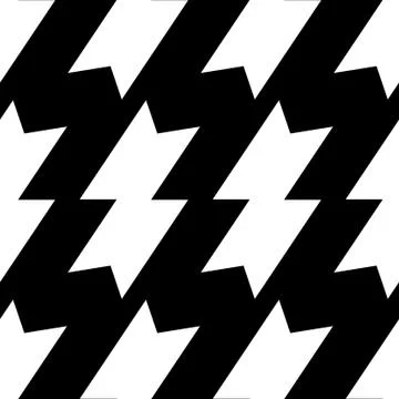 Seamless pattern with black shapes Stock Illustration